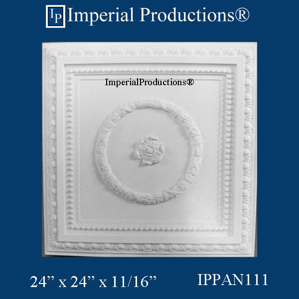 IPPAN111-POL-PK10 Victorian Panel 24 x 24 x 11/16 inches Pack of 10