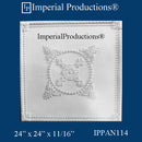 IPPAN114-POL-PK10 Victorian Panel 24 x 24 x 11/16 inches Pack of 10