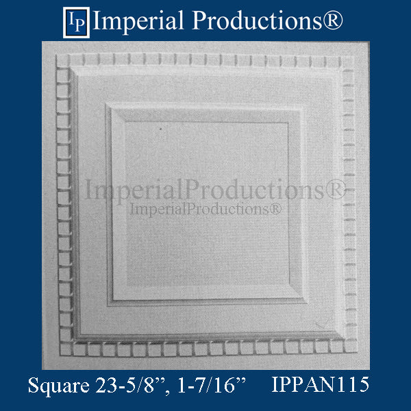 IPPAN115-POL-PK4 Classic Ceiling Panel 23-5/8 x 23-5/8 x 1-7/16 inches