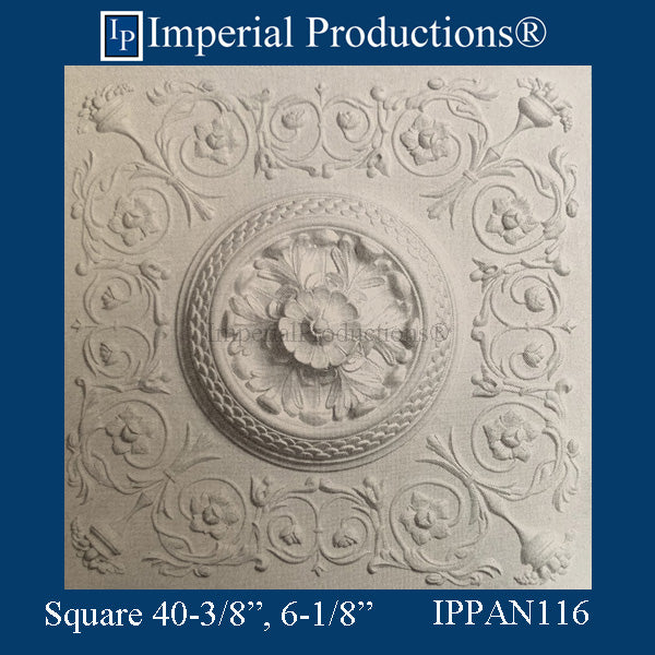 IPPAN116-POL Classic Ceiling Panel 40-3/8 x 40-3/8 x 6-1/8 inches