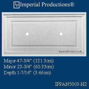 IPPAN5003H2-POL Modern Panel 47-3/4" x 23-3/4" x 1-7/16" ArchPolymer, Add to Cart for Shipping Costs or Free Depot Pickup