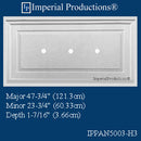 IPPAN5003H3-POL Modern Panel 47-3/4" x 23-3/4" x 1-7/16" ArchPolymer