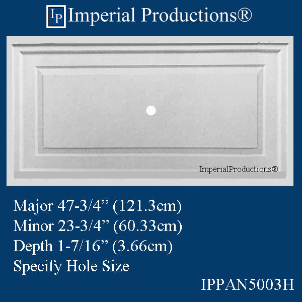 IPPAN5003H-POL Modern Panel 47-3/4" x 23-3/4" x 1-7/16" ArchPolymer, Add to Cart for Shipping Costs or Free Depot Pickup
