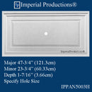 IPPAN5003H-POL Modern Panel 47-3/4" x 23-3/4" x 1-7/16" ArchPolymer Custom Order