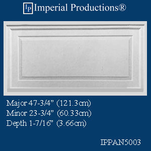 IPPAN5003-POL Modern Panel 47-3/4" x 23-3/4" x 1-7/16" ArchPolymer, Add to Cart for Shipping Costs or Free Depot Pickup
