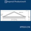 IPPED1298 Triangle Pediment 87-1/4" wide x 25-5/8" high ArchPolymer - Custom Order