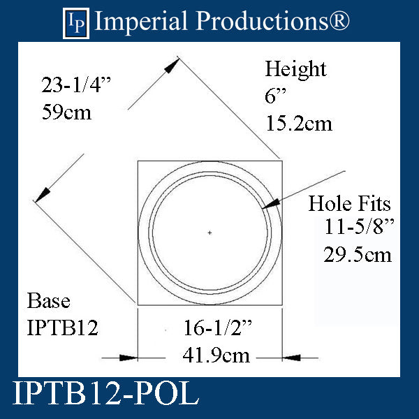 IPTB12 cross section drawing