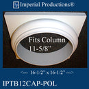 IPTB12-CAP APOL-PK4 Tuscan Capital ArchPolymer Fits Column 11-5/8" Pack of 4 Custom Order