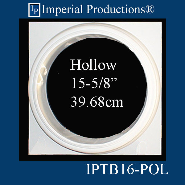 IPTB16-APOL-PK2 Tuscan Base ArchPolymer Hole 15-5/8", Pack of 2, Custom Order