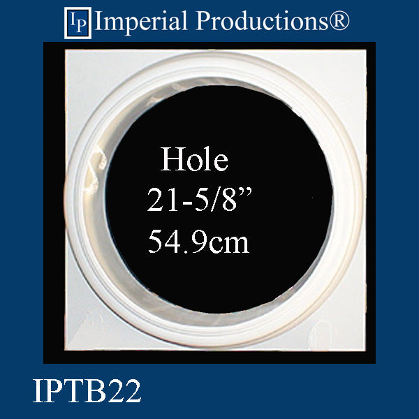 IPTB22-APOL-PK2 Tuscan Base ArchPolymer Hole 21-5/8" Pack of 2 Bases Custom Order