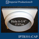 IPTB301-CAP-POL-PK2 Tuscan Capital - Hole 6-1/4" Pack of 2