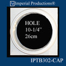 IPTB302-CAP-POL-PK2 Tuscan Capital ArchPolymer Hole 10-1/4" Pack of 2 Custom Order