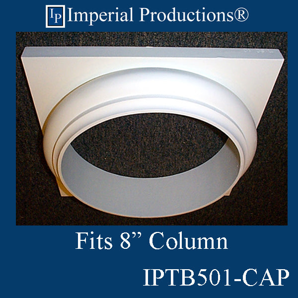 IPTB501-CAP-POL-PK2 Tuscan Capital - Hole 8-1/4" Pack of 2