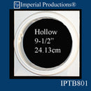 IPTB801-GRG-PK2 Tuscan Base Hole 9-1/2" GRG-NeoPlaster, Custom Order Pack of 2
