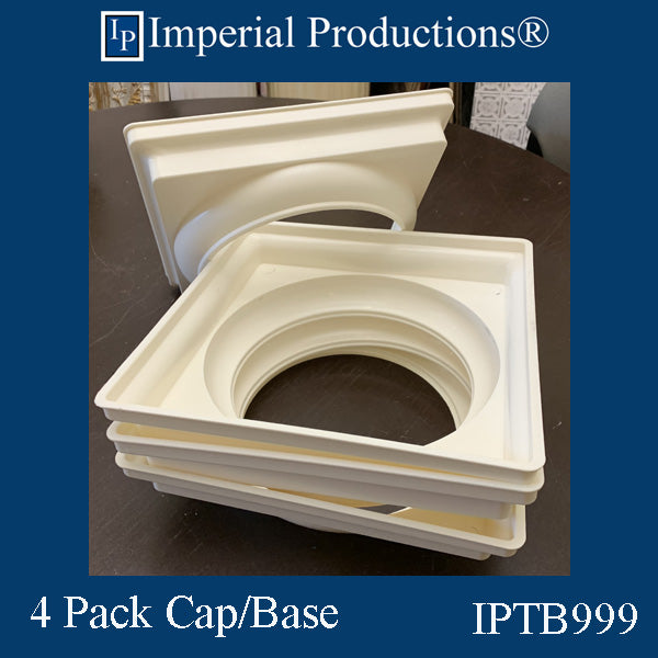 IPTB999-POL-PK4 Tuscan Base - Hole 6-1/2" - Pack of 4