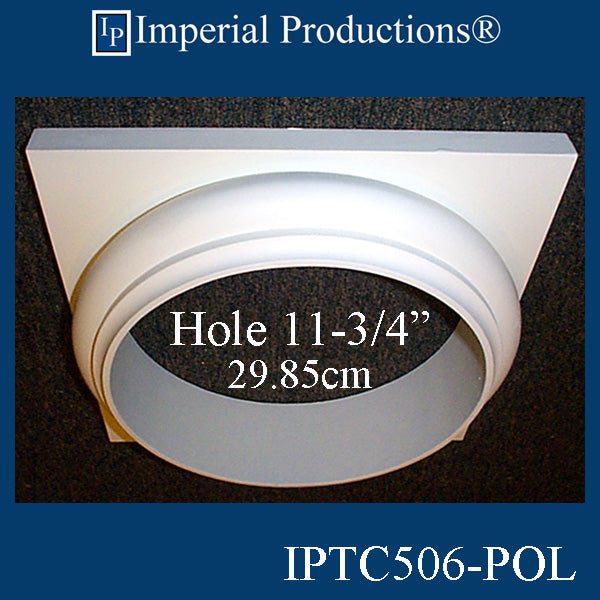 IPTC506-POL-PK2 Tuscan Capital with Hole 11-3/4", Pack of 2