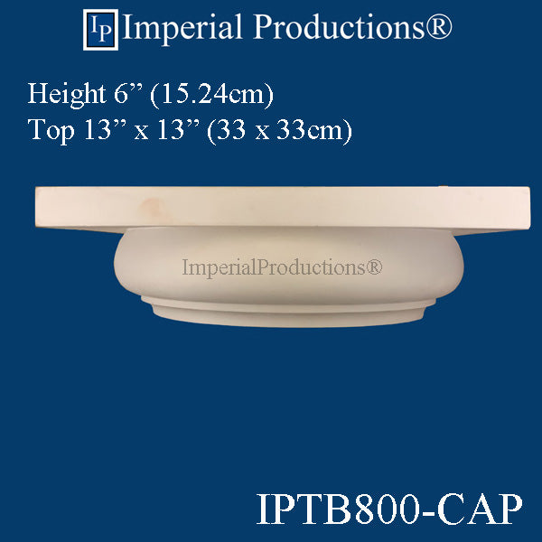 IPTB800-CAP-POL-PK2 Tuscan Capital ArchPolymer- Hole 8-1/4" Pack 2 Custom Order