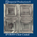 IPVR009-T1-N-F1-PK20 Real Tin Ceiling Nail Up Panel Clear Coated Pack of 20, Custom Order