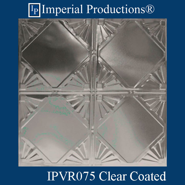 IPVR075-T1-N-F1-PK20 Real Tin Filler Panel Clear Coated, Pack 20, Custom Order