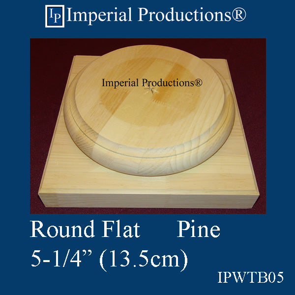 IPWTB05-WPN-PK2 Tuscan Base Top Flat 5-1/4", White Pine, Add to cart for shipping or Free Depot Pickup