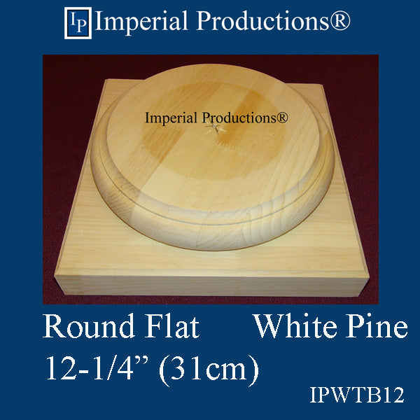 IPWTB12-WPN-PK2 Tuscan Base Top Flat 12-1/4", White Pine Pack of 2 Add to Cart for shipping or Free Depot Pickup