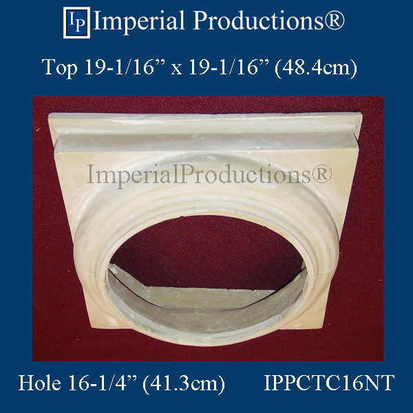 IPPCTC06-POL-PK2 Tuscan Capital, Polymer Composite Hole 5-1/4", Pack of 2