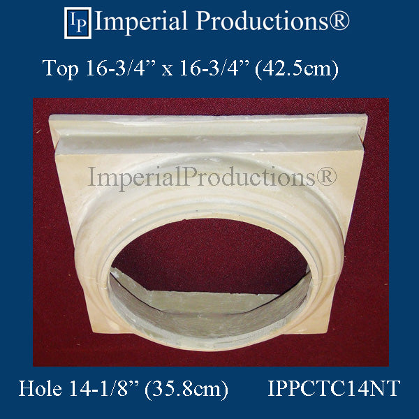 IPPCTC14NT-POL-PK2 Tuscan Capital, Polymer Composite Hole 14-1/8", Pack of 2
