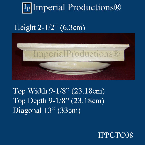 IPPCTC08-POL Doric Capital, Polymer Composite Hole 6-1/4", SOLD EACH