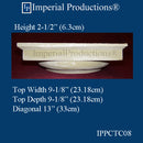 IPPCTC08-POL Doric Capital, Polymer Composite Hole 6-1/4", SOLD EACH