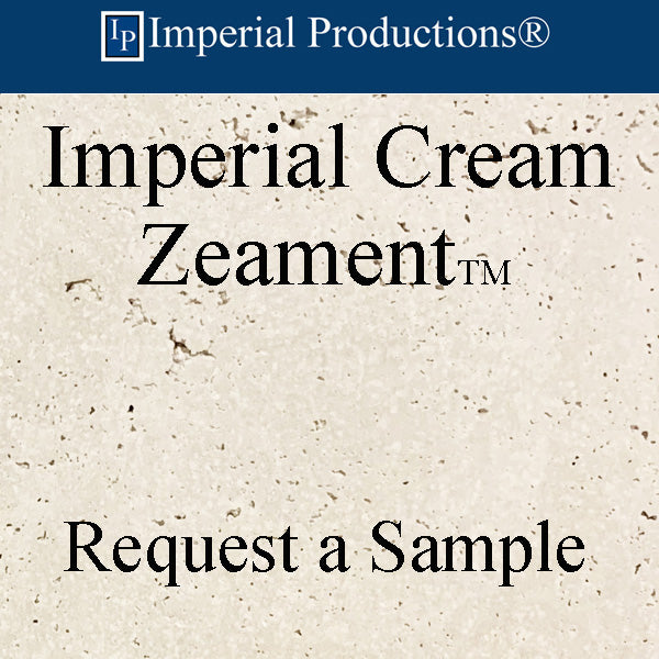 Zeament Finish CREAM Exterior Series 1 Sample IPZM1-F3-EXT
