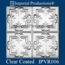 IPVR006-T1-N-F1-PK20 Real Tin Nail up Clear Coated Ceiling Panels Pack of 20