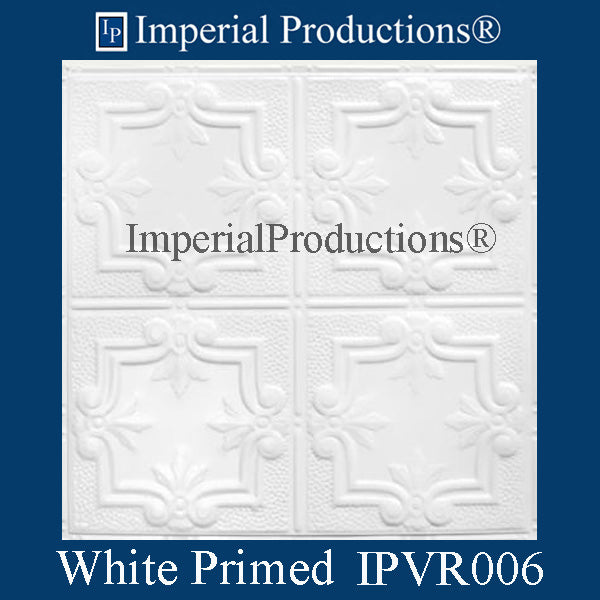 IPVR006-T1-N-F2-PK20 Real Tin Nail up White Primed Ceiling Panels Pack of 20