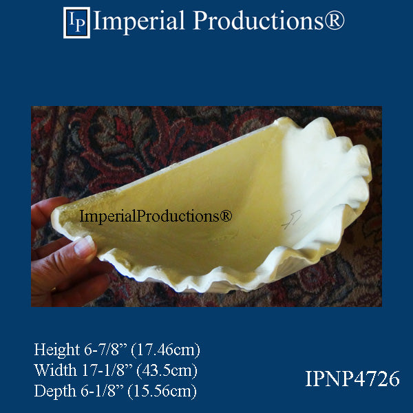 IPNP4726-POL on Wall Sconce 17-1/8" wide, 6-7/8" high, 6-1/8" deep, ArchPolymer