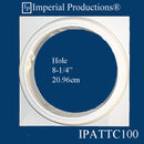 IPATTC100-POL-PK2 Attic Base Hollow 8-1/4" pack of 2, Custom Order