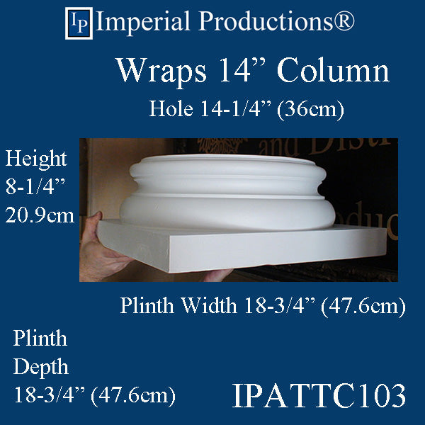 IPATTC103 Attic Base wraps 14" column