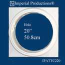 IPATTC220-GRG-PK2 Attic Base Hole 20" GRG-NeoPlaster pack of 2