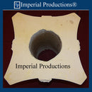 IPCPROC500-POL Roman Corinthian Capital Bottom Circle 9" ArchPolymer