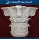 IPCPROC500-POL Roman Corinthian Capital Bottom Circle 9" ArchPolymer