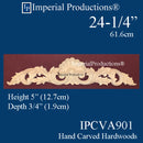 IPCVA901-BAS-PK1 Applique Center Basswood 24-1/4" Each