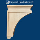 IPCVC3000-HMAP Mission Corbel 12" High x 9" deep x 3-1/2" wide, Hard Maple Pack of 2