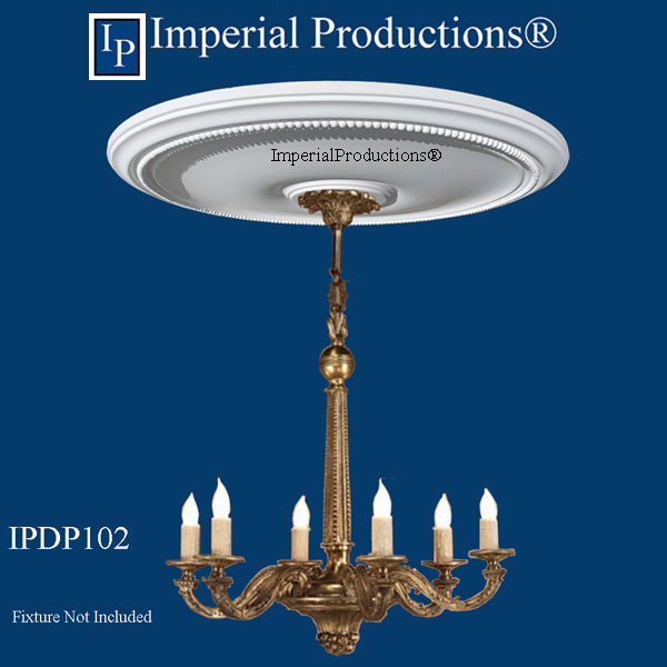 IPDP102 medallion with chandelier not included