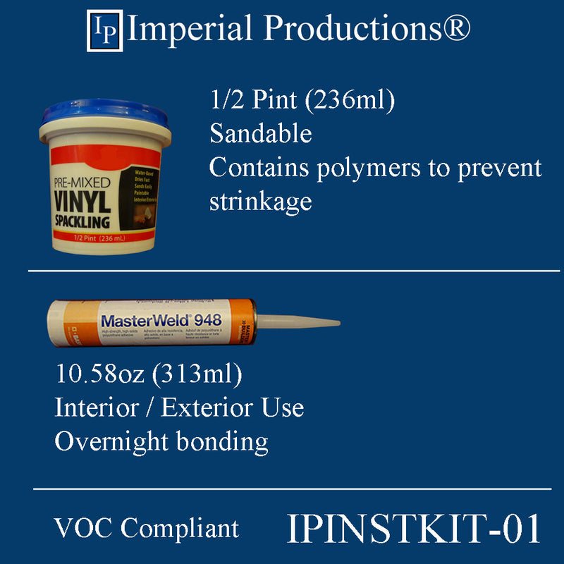 Install Kit IPINSTKIT-01 Install Kit - Adhesive / Spackling Compound