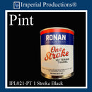 IPL021 Pint Lettering Enamel Black