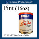 L101 Ronan One Stroke Lettering Enamel White Pint (16oz) 473ml