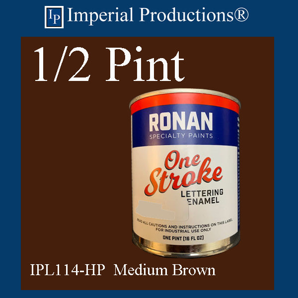IPL114 Medium Brown Half Pint
