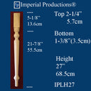 IPLH27-HMAP-PK4 Harvest Leg 27" Pack of 4