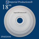 IPMED106 medallion 18 inches