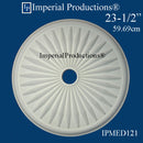 IPMED121-POL Modern Medallion 23-1/2" (59.69cm) ArchPolymer