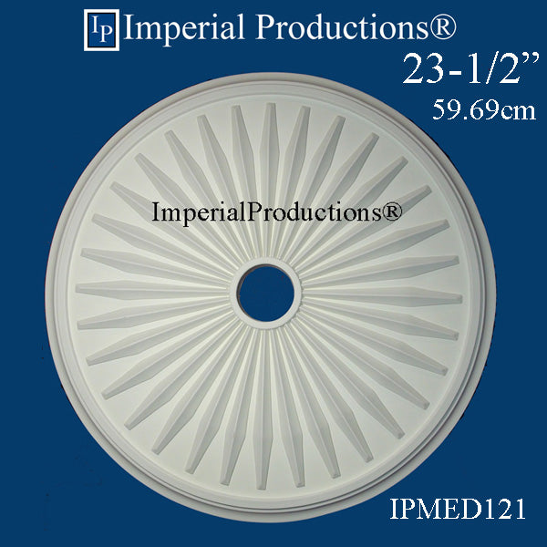 IPMED121-POL Ceiling Medallion 23-1/2" (59.69cm) ArchPolymer
