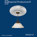 IPMED125 medallion with chandelier not included